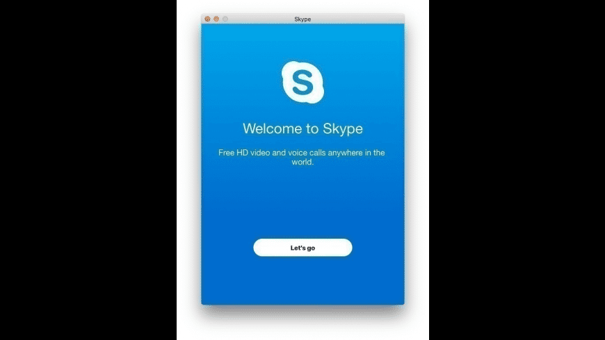 Skype mac os x